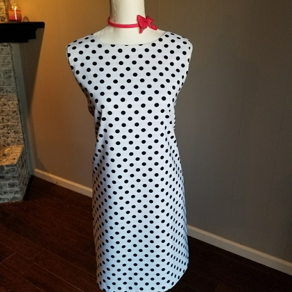 Emma & Michele Dresses & Skirts - Sleeveless polka dot dress
